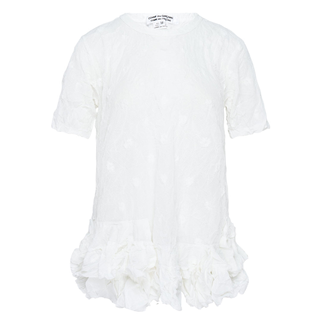 Polyester Raschel Pile Lace Tee