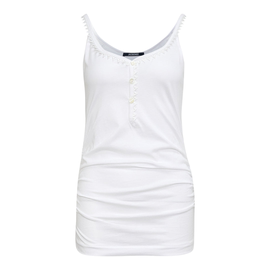 Jacquemus Le Debardeur Clavela Tank Top – Available at Club 21, Official Retailer in Singapore, Malaysia & Thailand with Global Shipping Online