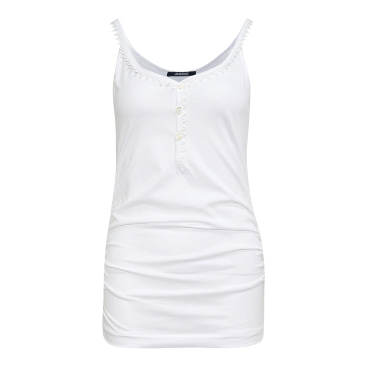 Jacquemus Le Debardeur Clavela Tank Top – Available at Club 21, Official Retailer in Singapore, Malaysia & Thailand with Global Shipping Online