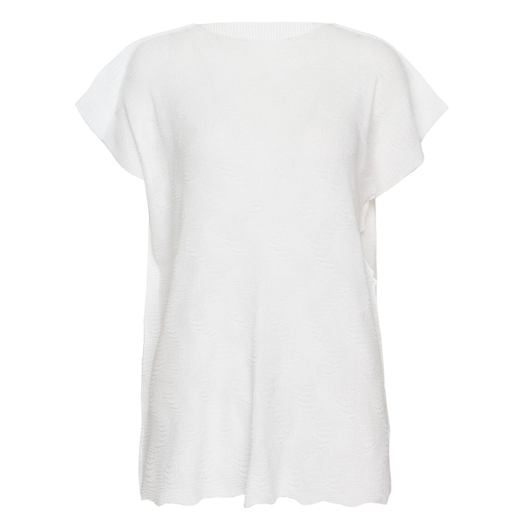 Wave Knit Stretch Pleats