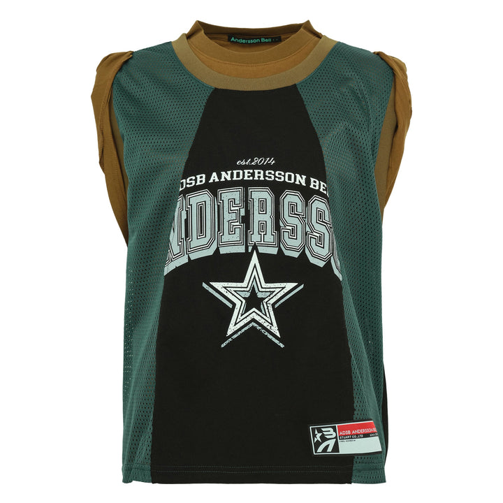 Basketball Jersey Layered Roll Tee