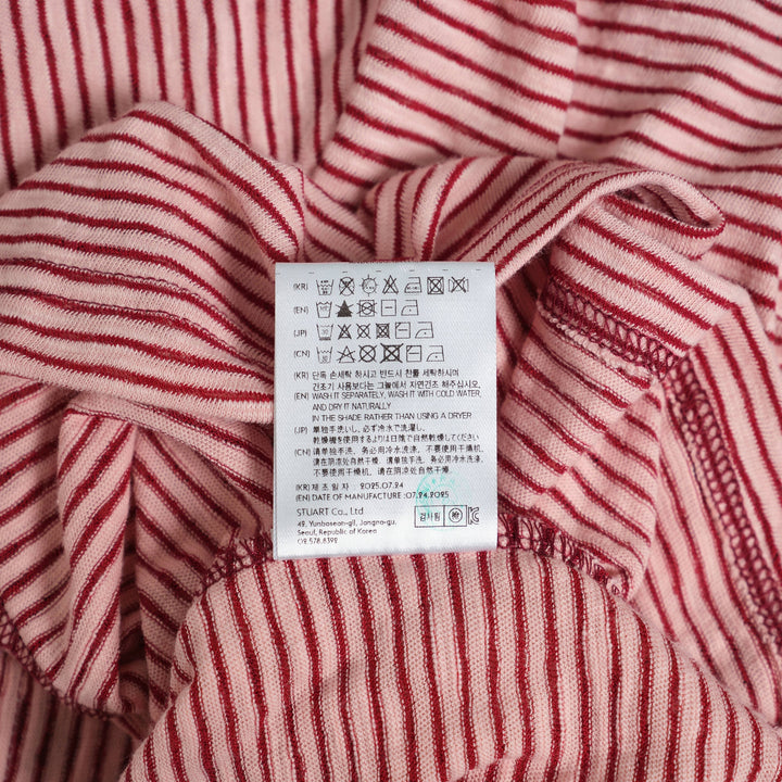 Essential Heart Message Striped Tee