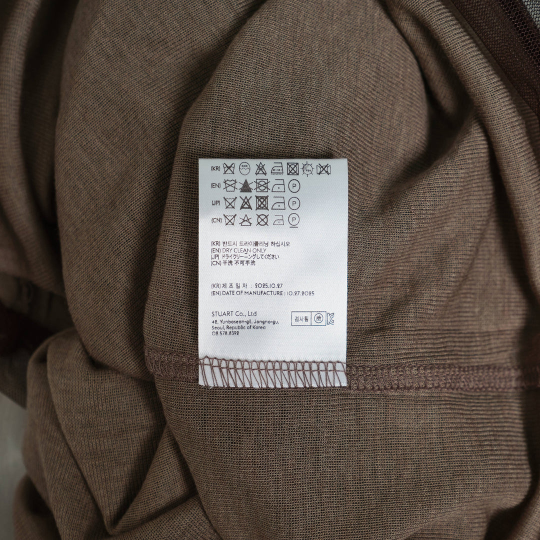 Layered Mesh Tuck & Dart Top