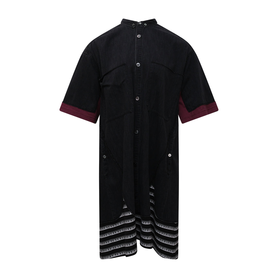 UNDERCOVER Shirt Dress With Stripe Hem – Available at Club 21, Official Retailer in Singapore, Malaysia & Thailand with Global Shipping Online