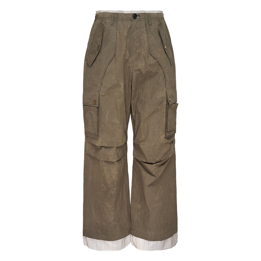 Carpenter Cargo Wide-Leg Trousers