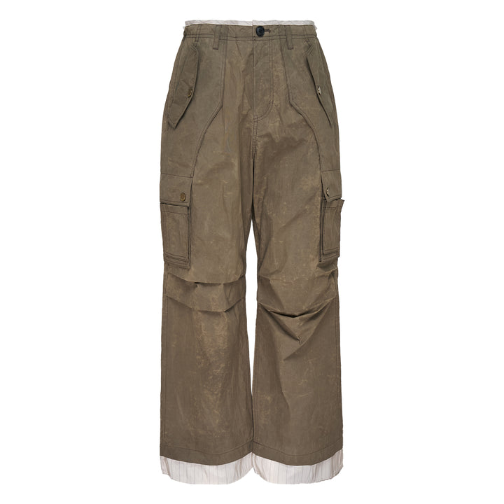 Carpenter Cargo Wide-Leg Trousers