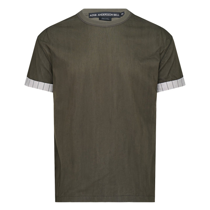 Overlay Roll-Up Cuffs T-Shirt