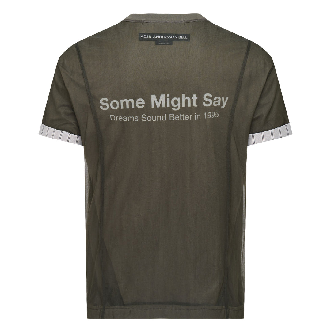 Overlay Roll-Up Cuffs T-Shirt