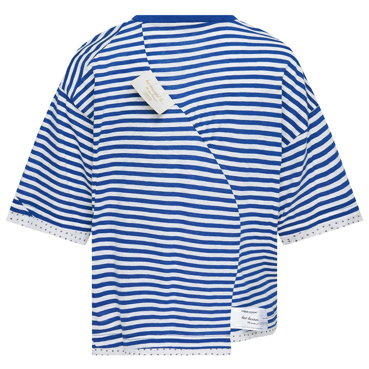 UNDERCOVER Curve Seam Stripe Tee – Available at Club 21, Official Retailer in Singapore, Malaysia & Thailand with Global Shipping Online