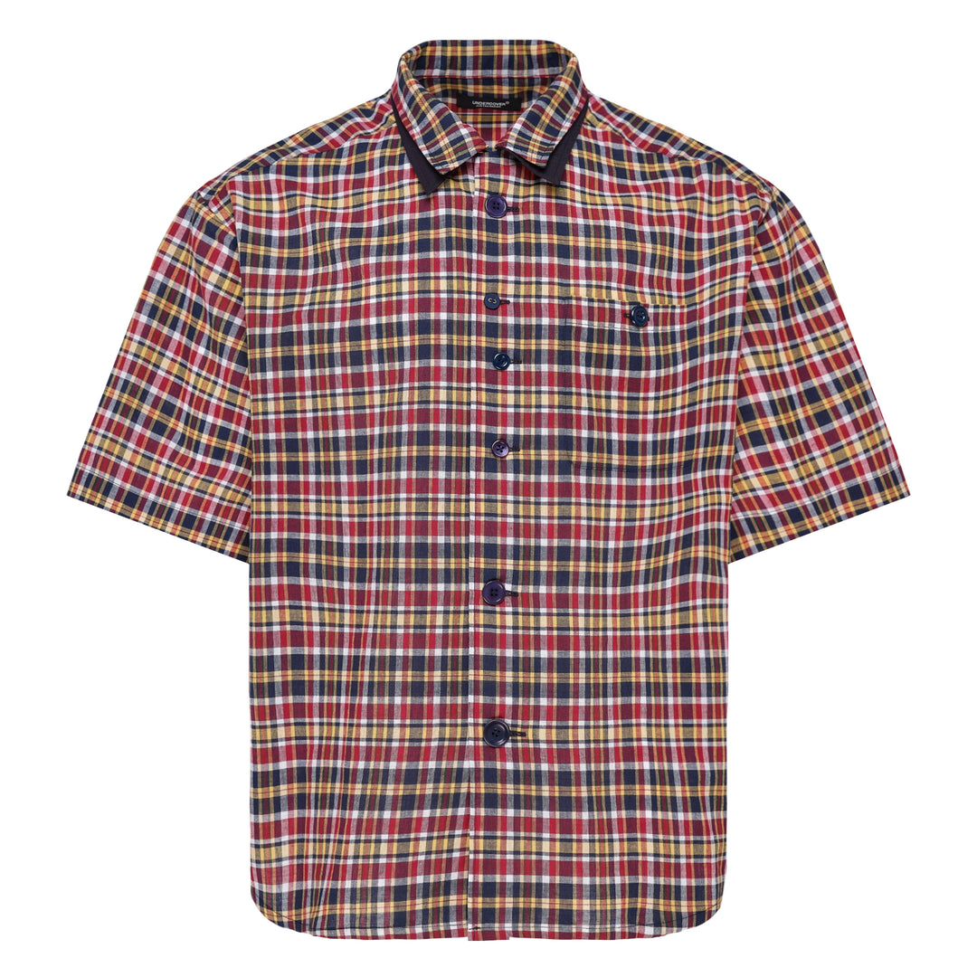 UNDERCOVER Multi Check Short Sleeve Shirt – Available at Club 21, Official Retailer in Singapore, Malaysia & Thailand with Global Shipping Online