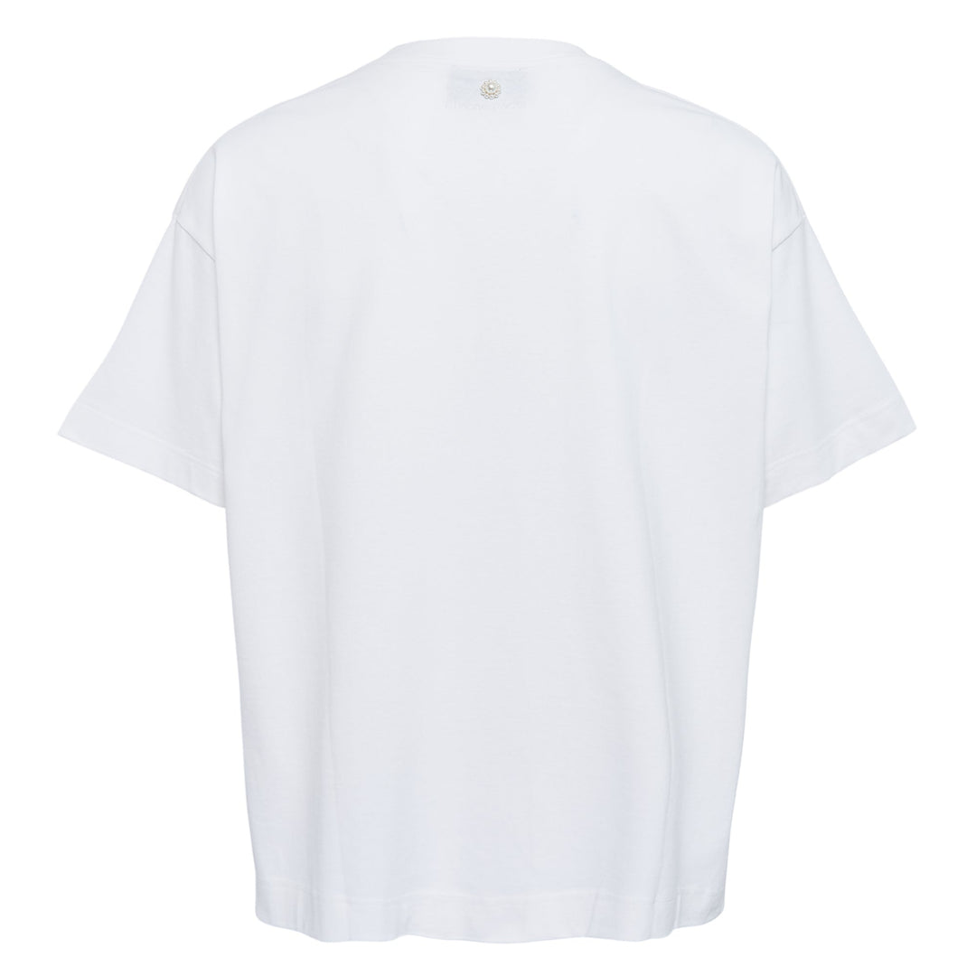 Draped Bubble Hem T-Shirt