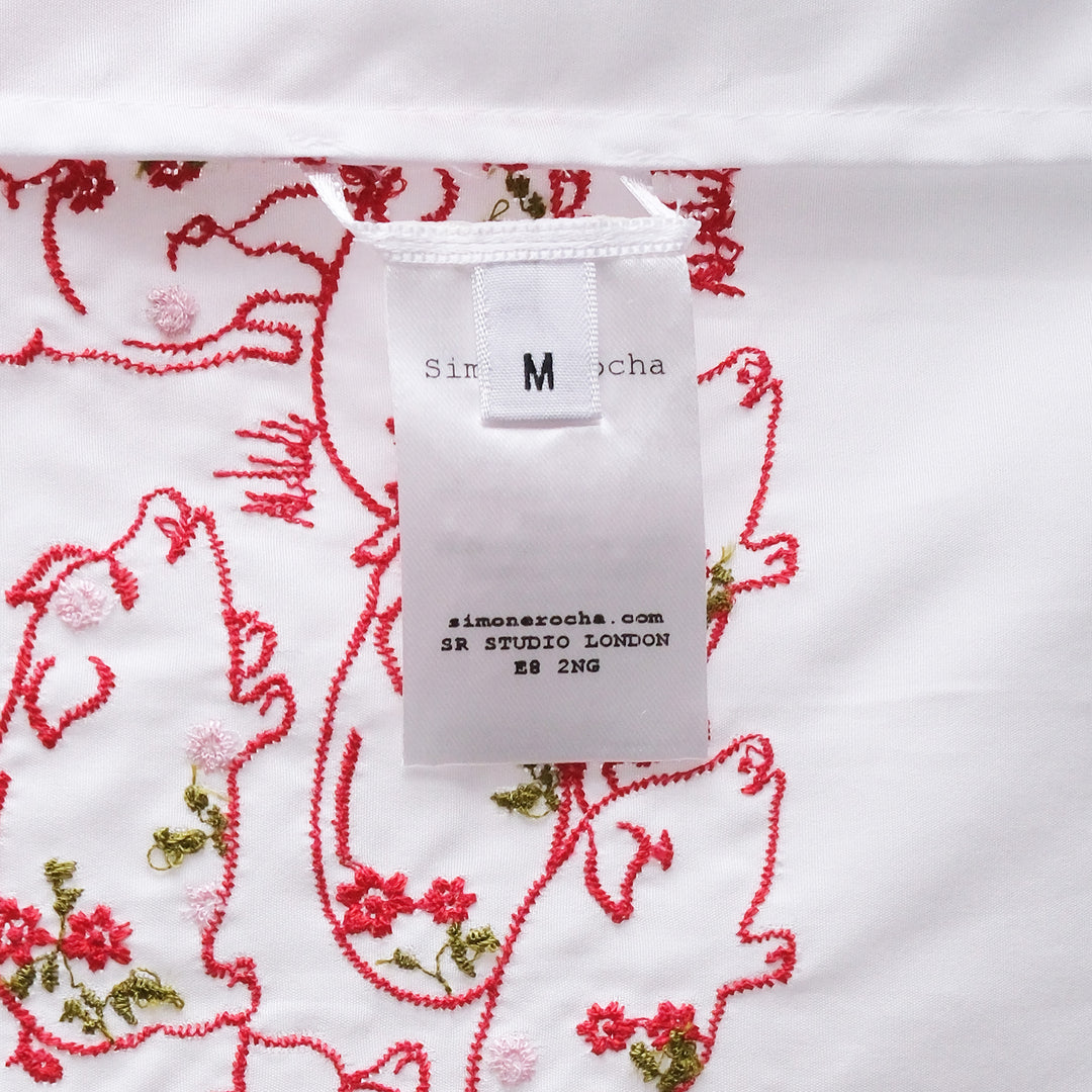 Simone Rocha Classic Concealed Button Shirt – Available at Club 21, Official Retailer in Singapore, Malaysia & Thailand with Global Shipping Online