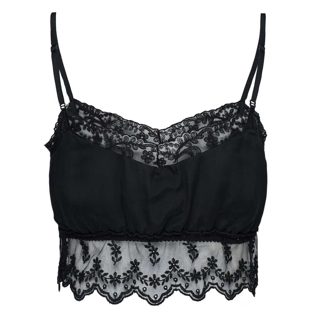 Simone Rocha Lace Trim Negligee Bralette – Available at Club 21, Official Retailer in Singapore, Malaysia & Thailand with Global Shipping Online