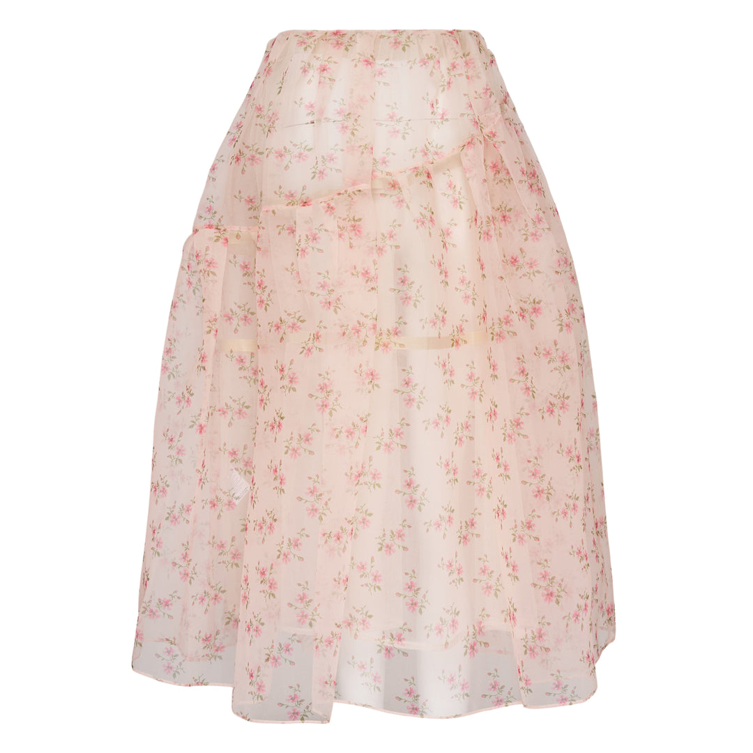Simone Rocha Sheer Overlay Long Flounce Skirt – Available at Club 21, Official Retailer in Singapore, Malaysia & Thailand with Global Shipping Online