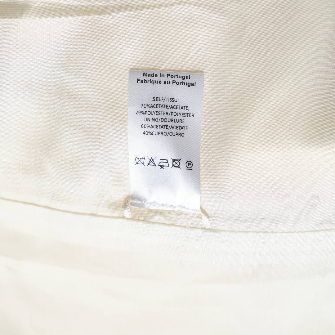 Petal Hem Basque Skirt Taffeta