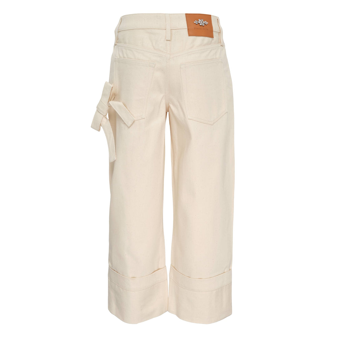 Straight Leg Bow Loop Jeans