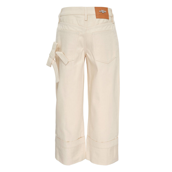 Straight Leg Bow Loop Jeans