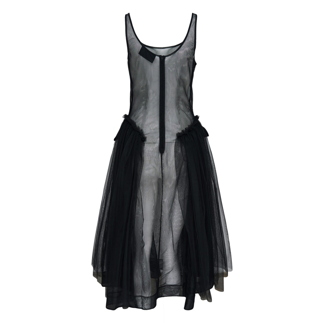 Simone Rocha Sheer Sculpted Bow Sash Hip Dress – Available at Club 21, Official Retailer in Singapore, Malaysia & Thailand with Global Shipping Online