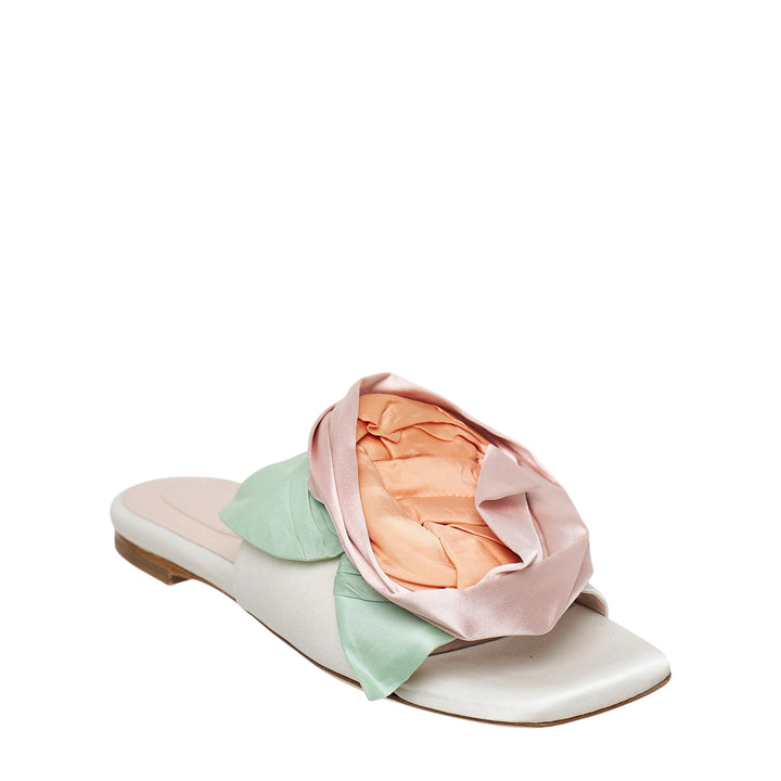 Pressed Rosette Slide Satin