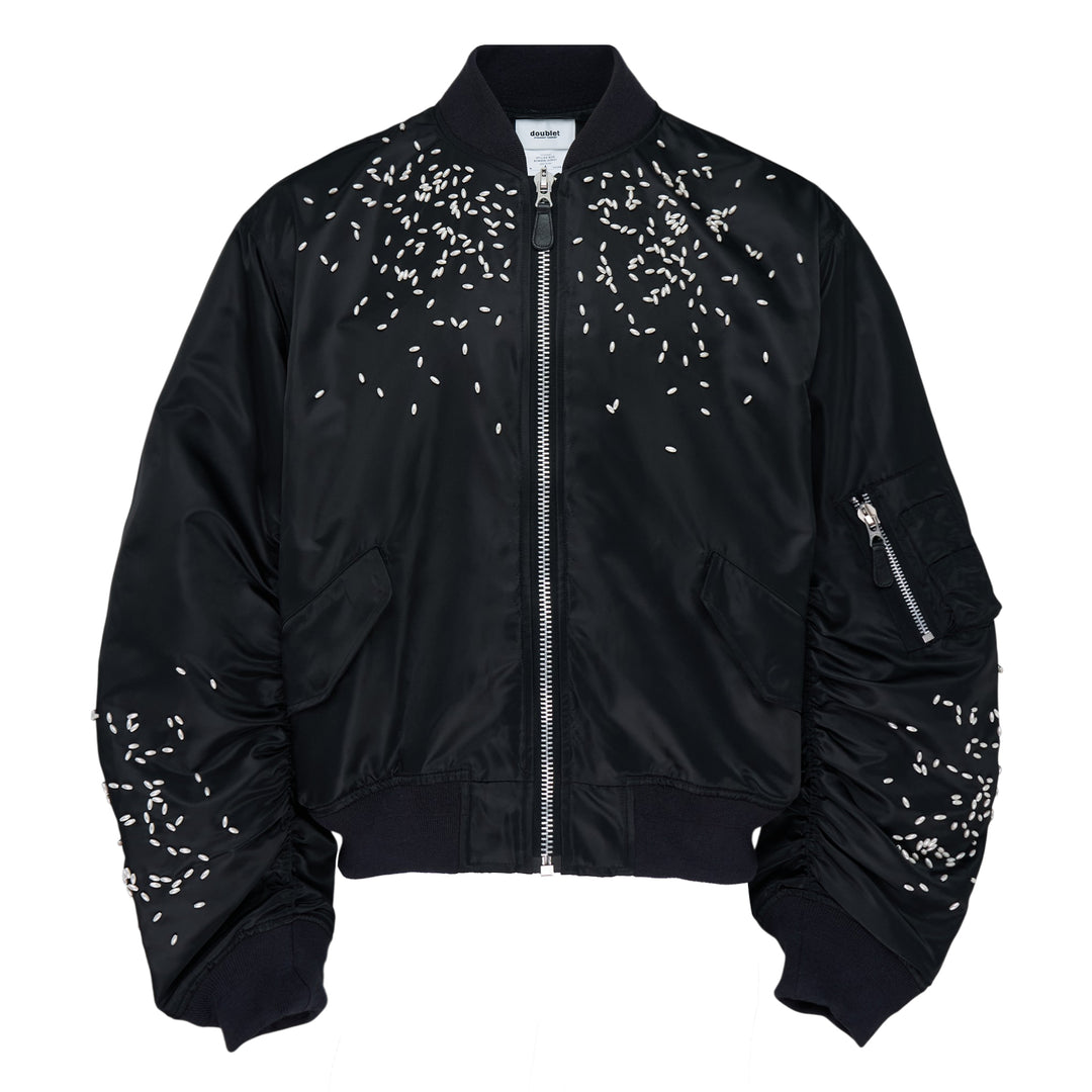 Spilled Rice Bomber Jacket