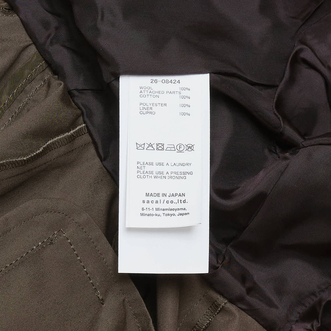 Wool Suiting Blouson