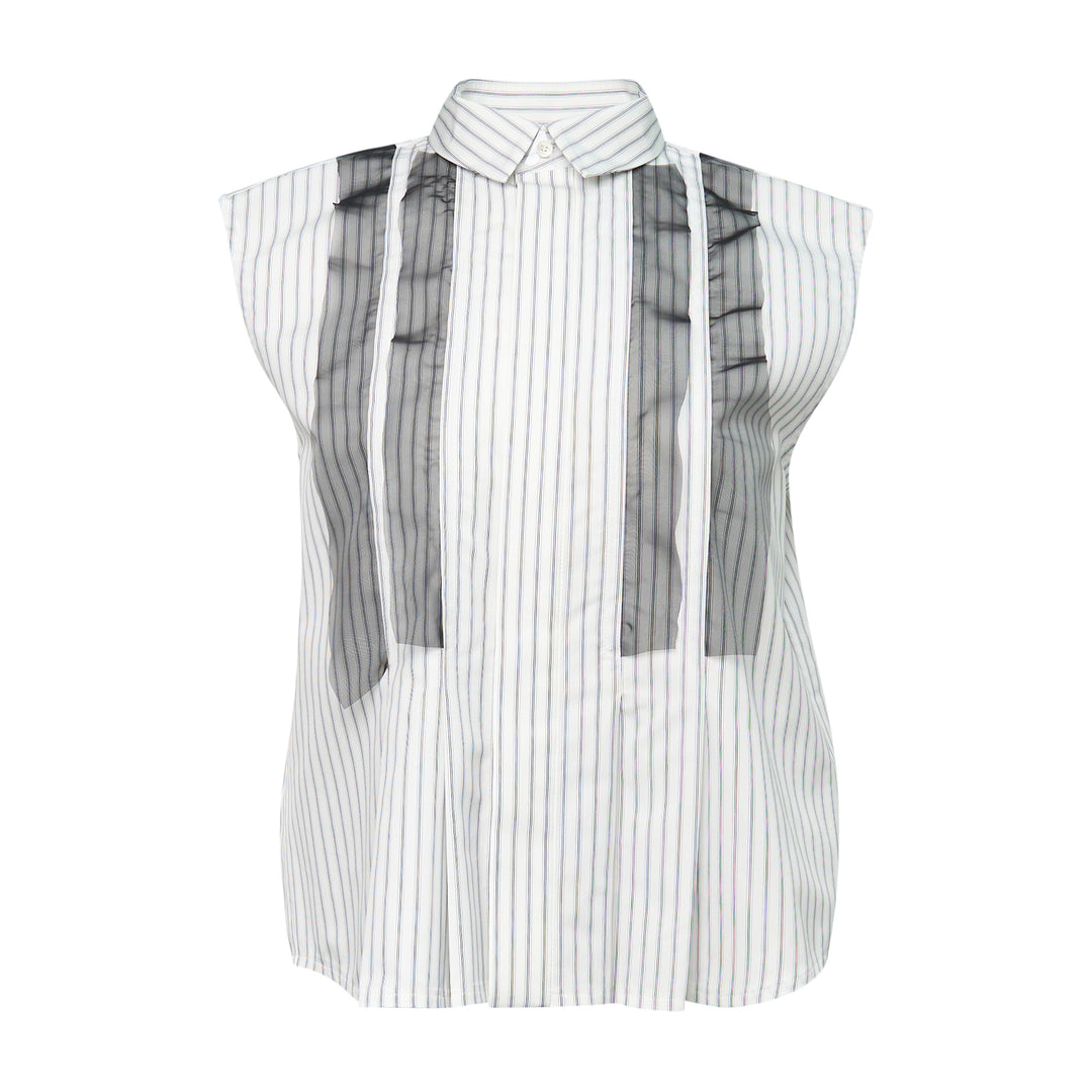 sacai Poplin Shirt – Available at Club 21, Official Retailer in Singapore, Malaysia & Thailand with Global Shipping Online