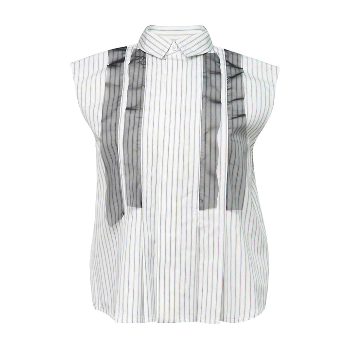 sacai Poplin Shirt – Available at Club 21, Official Retailer in Singapore, Malaysia & Thailand with Global Shipping Online