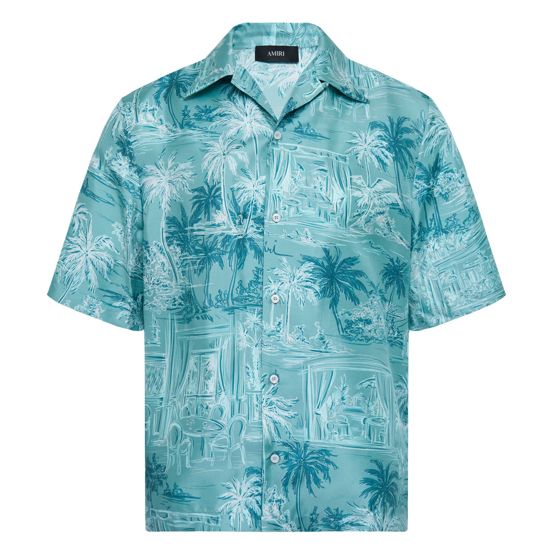 AMIRI Chateau Sketch Bowling Shirt