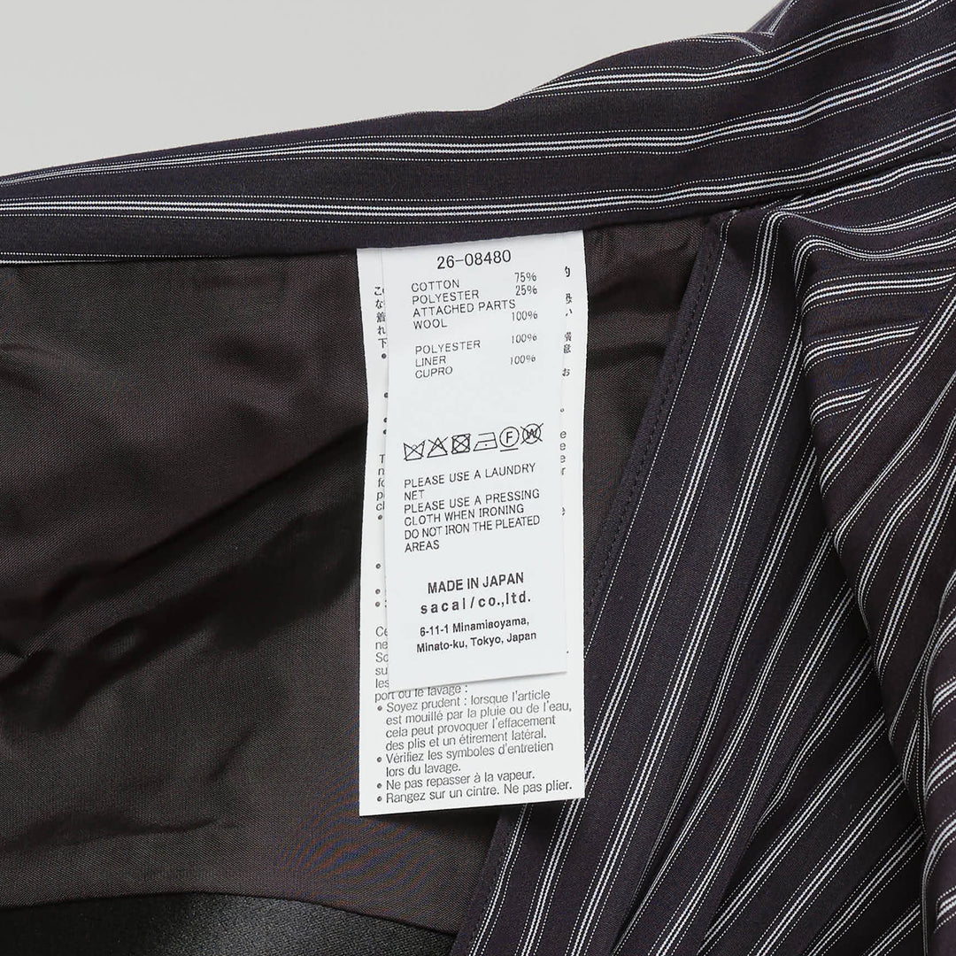 Poplin x Wool Suiting Shirt