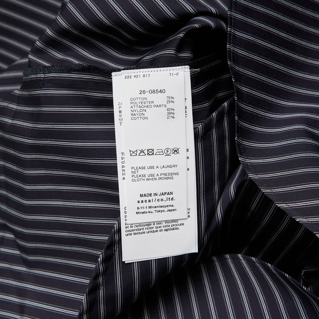 sacai Poplin Dress – Available at Club 21, Official Retailer in Singapore, Malaysia & Thailand with Global Shipping Online
