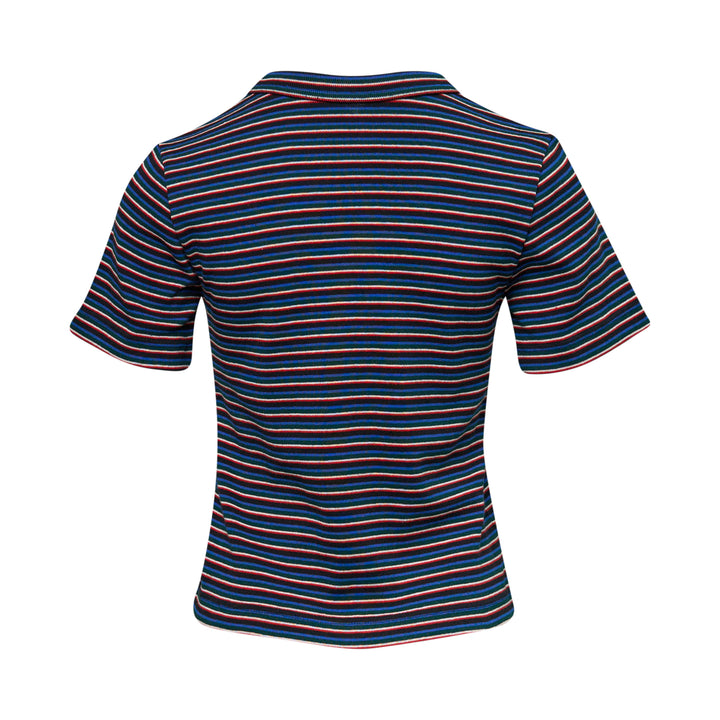 sacai Stripe Cotton Rib T-Shirt – Available at Club 21, Official Retailer in Singapore, Malaysia & Thailand with Global Shipping Online