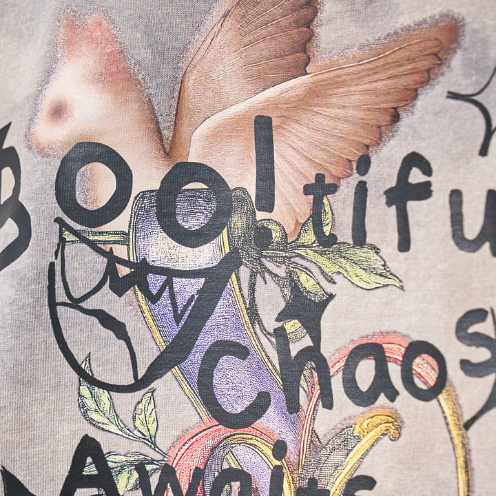 Memory Glitch Volume Gather T-Shirt