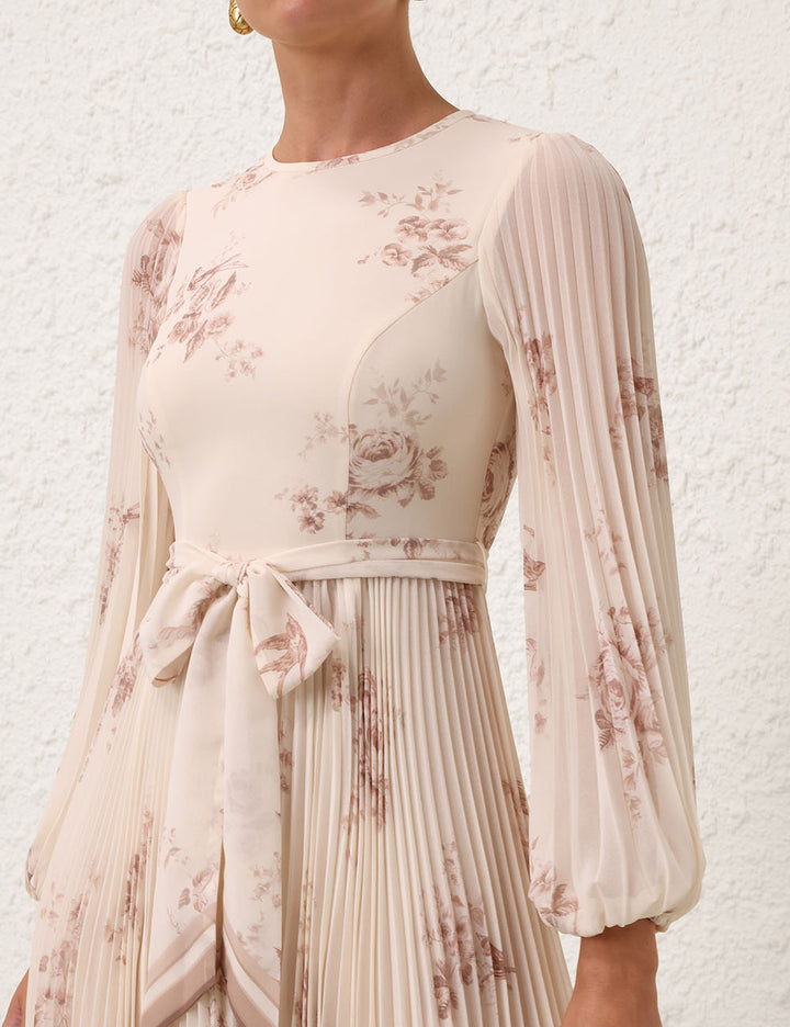 Sunray Long Sleeve Dress