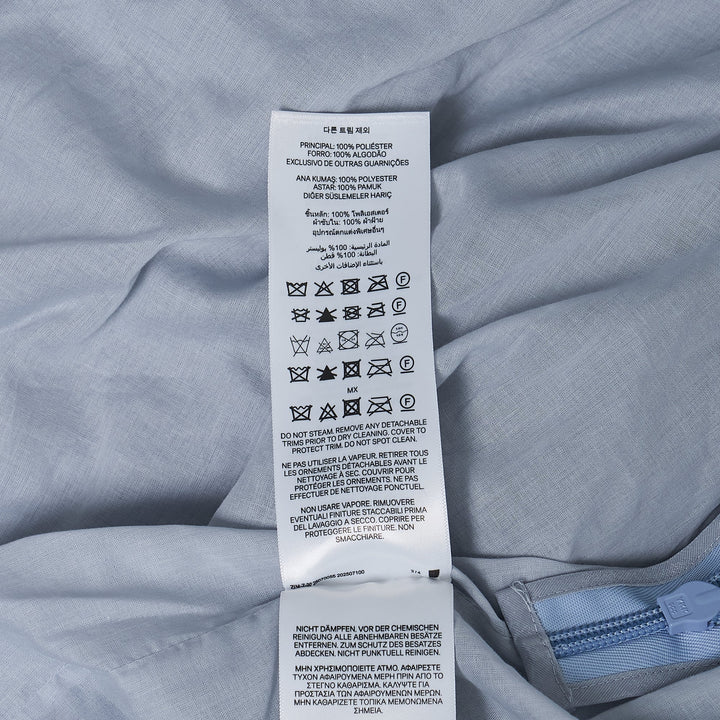 Pleated Draped Mini Dress