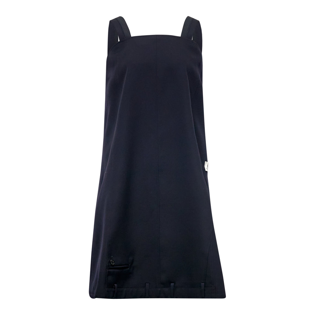 Waist Panel Detail Wide Dress