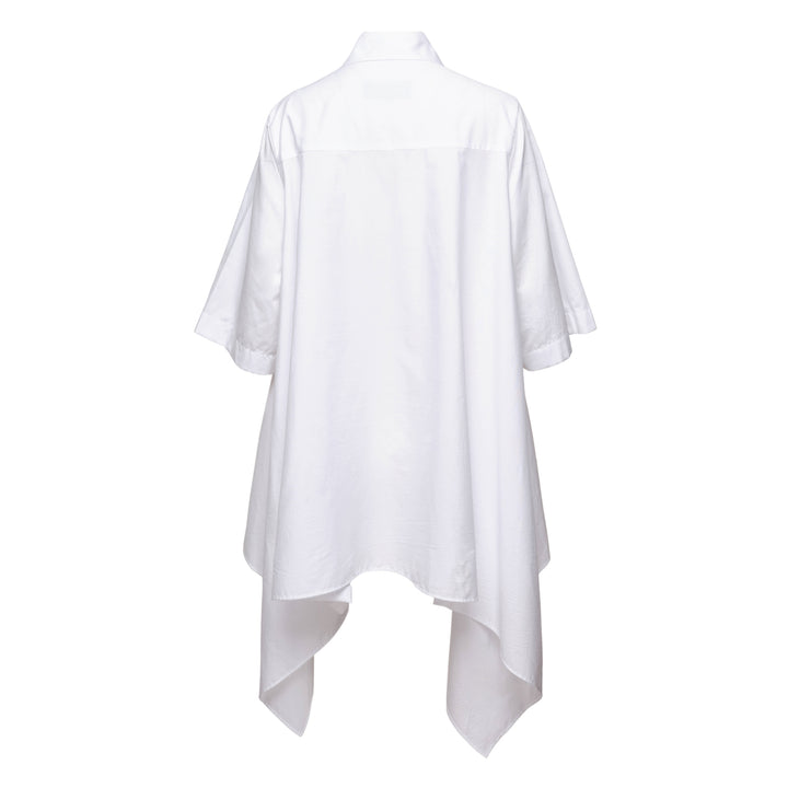 Flounce Short Sleeve Blouse
