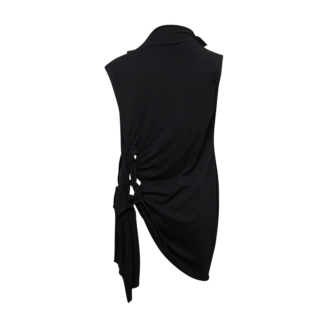 Braided Sleeveless T-Shirt