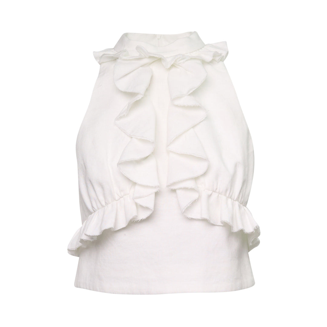 SHUSHU/TONG Flounce Sleeveless Blouse – Available at Club 21, Official Retailer in Singapore, Malaysia & Thailand with Global Shipping Online