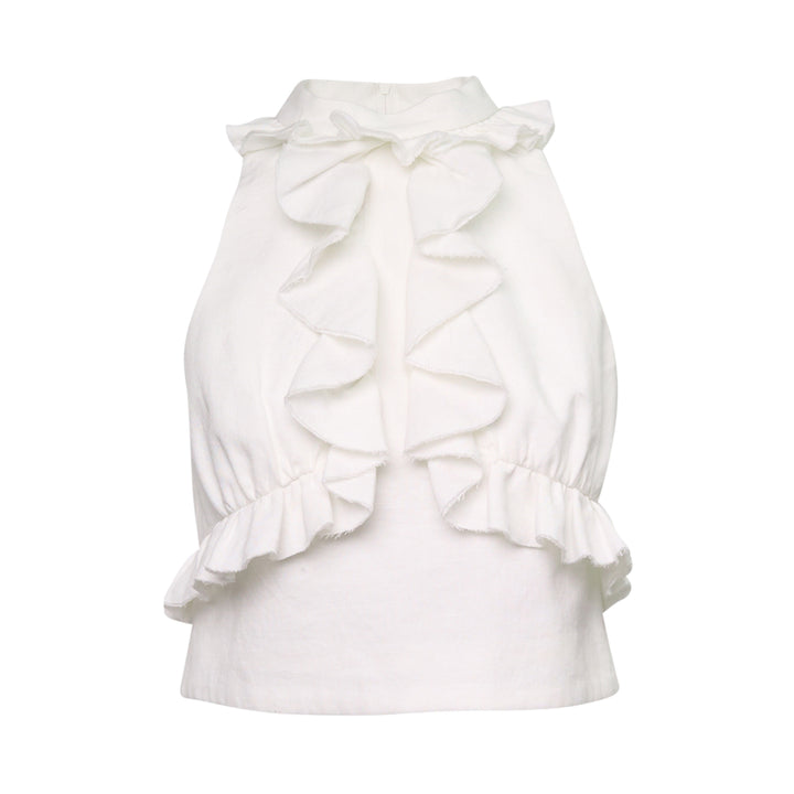 SHUSHU/TONG Flounce Sleeveless Blouse – Available at Club 21, Official Retailer in Singapore, Malaysia & Thailand with Global Shipping Online