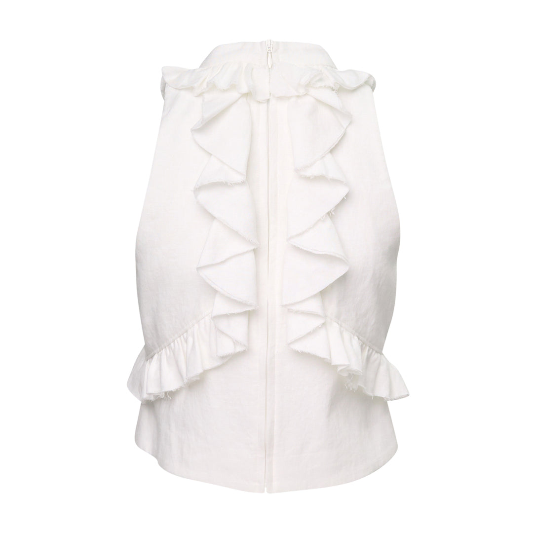 SHUSHU/TONG Flounce Sleeveless Blouse – Available at Club 21, Official Retailer in Singapore, Malaysia & Thailand with Global Shipping Online