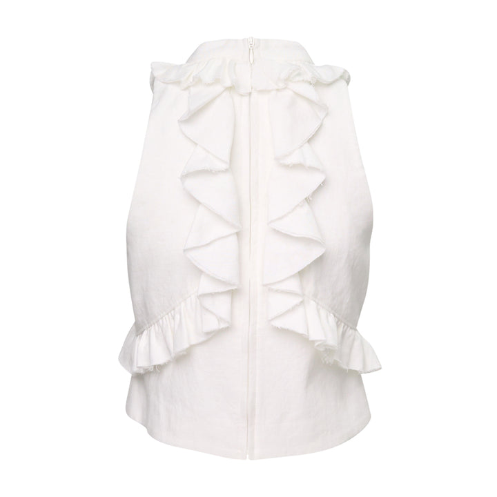 SHUSHU/TONG Flounce Sleeveless Blouse – Available at Club 21, Official Retailer in Singapore, Malaysia & Thailand with Global Shipping Online