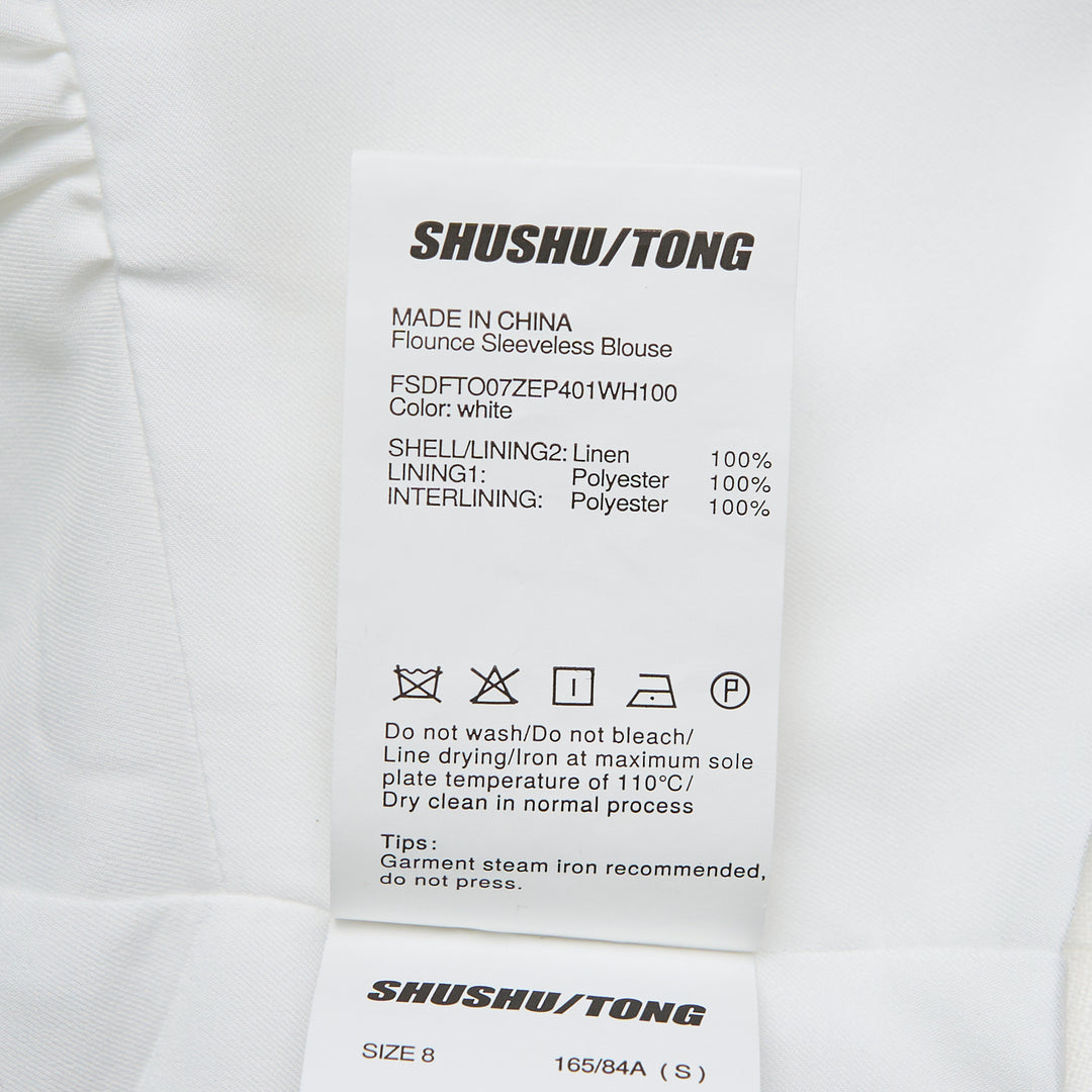 SHUSHU/TONG Flounce Sleeveless Blouse – Available at Club 21, Official Retailer in Singapore, Malaysia & Thailand with Global Shipping Online