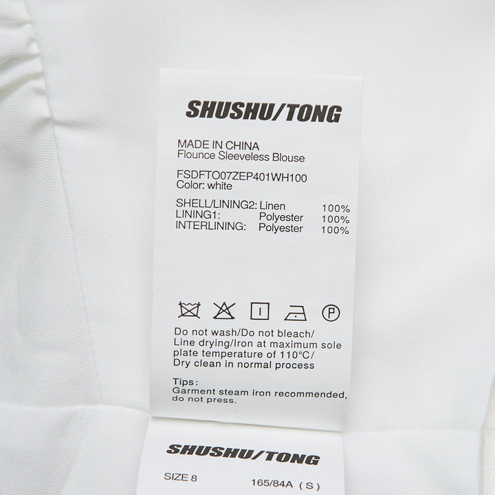 SHUSHU/TONG Flounce Sleeveless Blouse – Available at Club 21, Official Retailer in Singapore, Malaysia & Thailand with Global Shipping Online