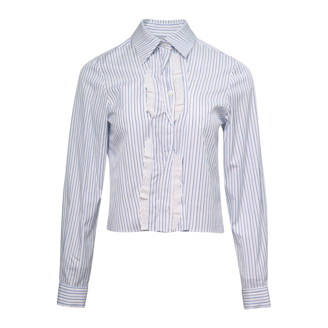 SHUSHU/TONG Pin-Tuck Placket Long-Sleeve Blouse – Available at Club 21, Official Retailer in Singapore, Malaysia & Thailand with Global Shipping Online