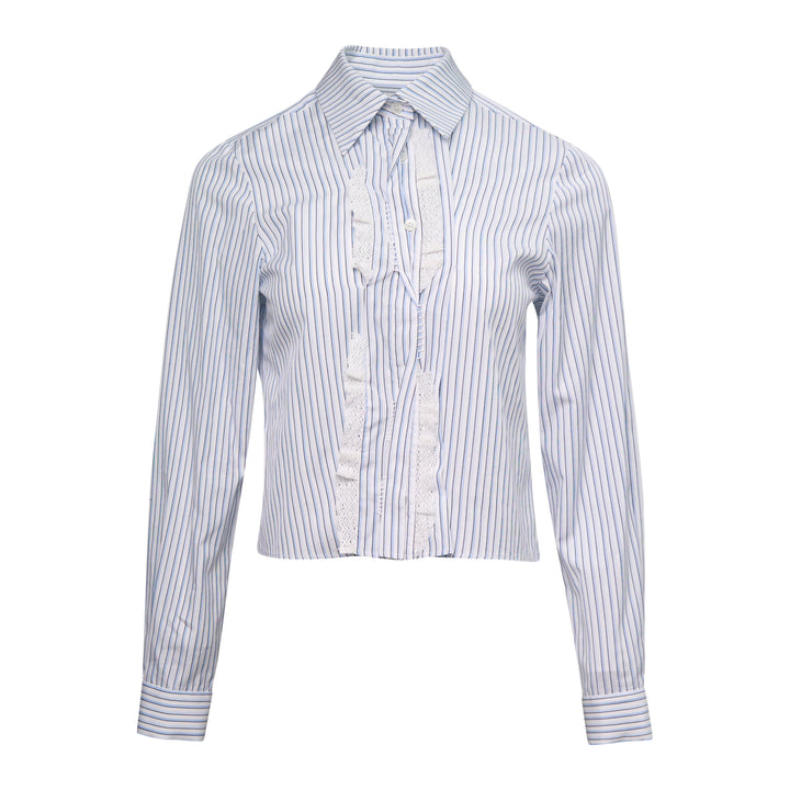 SHUSHU/TONG Pin-Tuck Placket Long-Sleeve Blouse – Available at Club 21, Official Retailer in Singapore, Malaysia & Thailand with Global Shipping Online