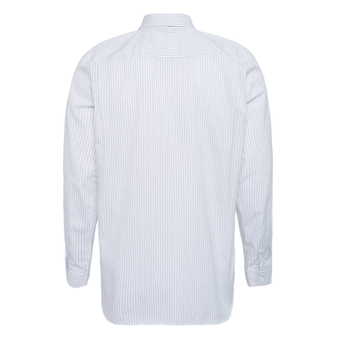 Long Sleeve Stripe Shirt With Patch Detail