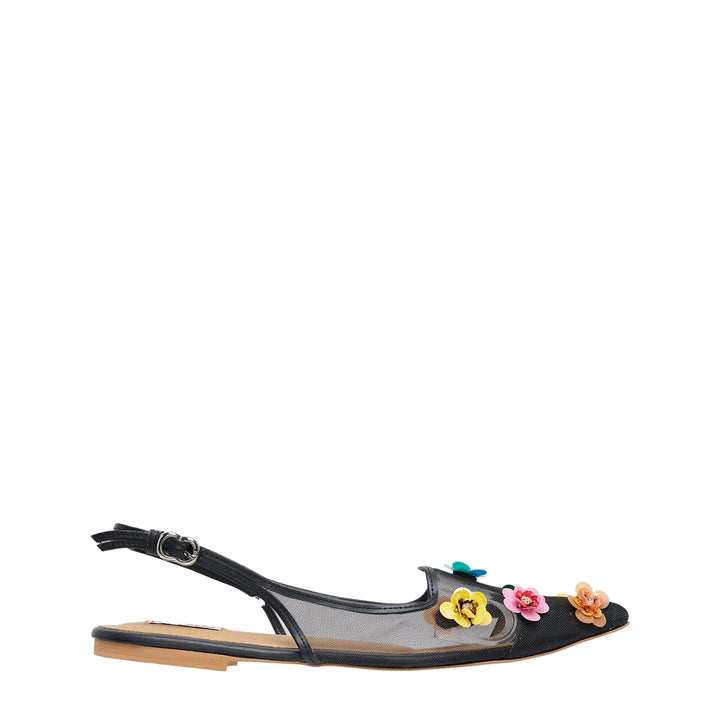 Ava Floral Flat Shoes