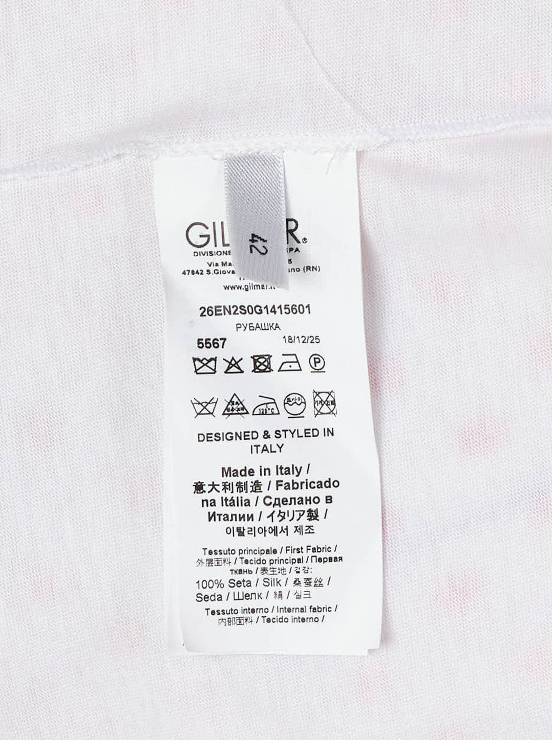 N°21 sheer polka dot polo shirt with white collar and cuffs, shown from the front - view 3
