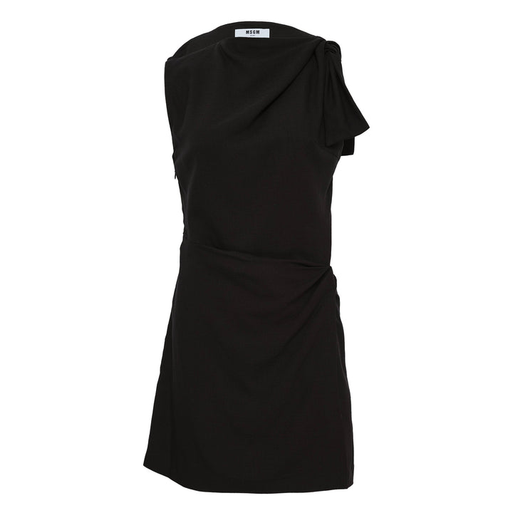 Flamed Viscose Canvas Dress