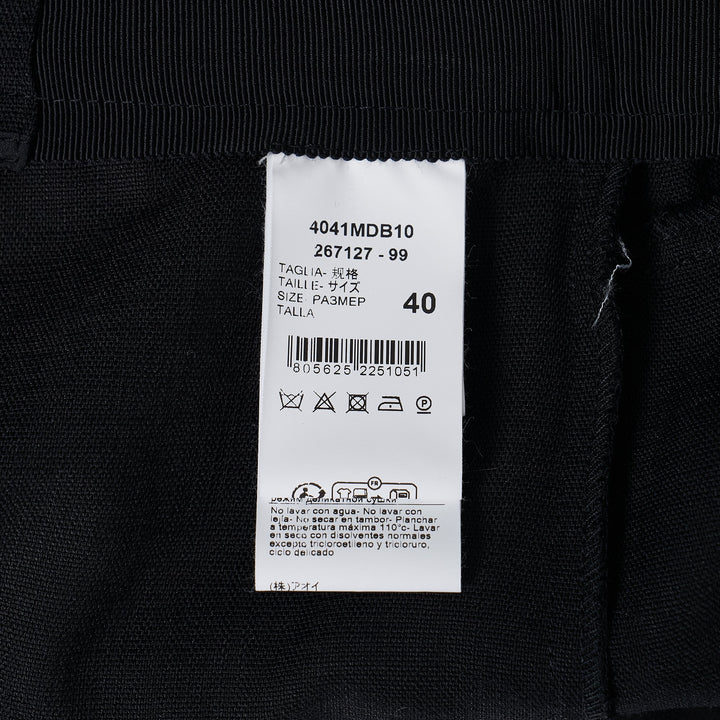 Flamed Viscose Canvas Shorts